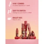 Sheglam Mega Lip Stacks Pink Petal Stack
