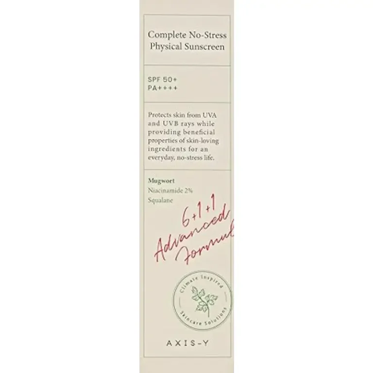 Axis-y Complete No-Stress physical sunscreen