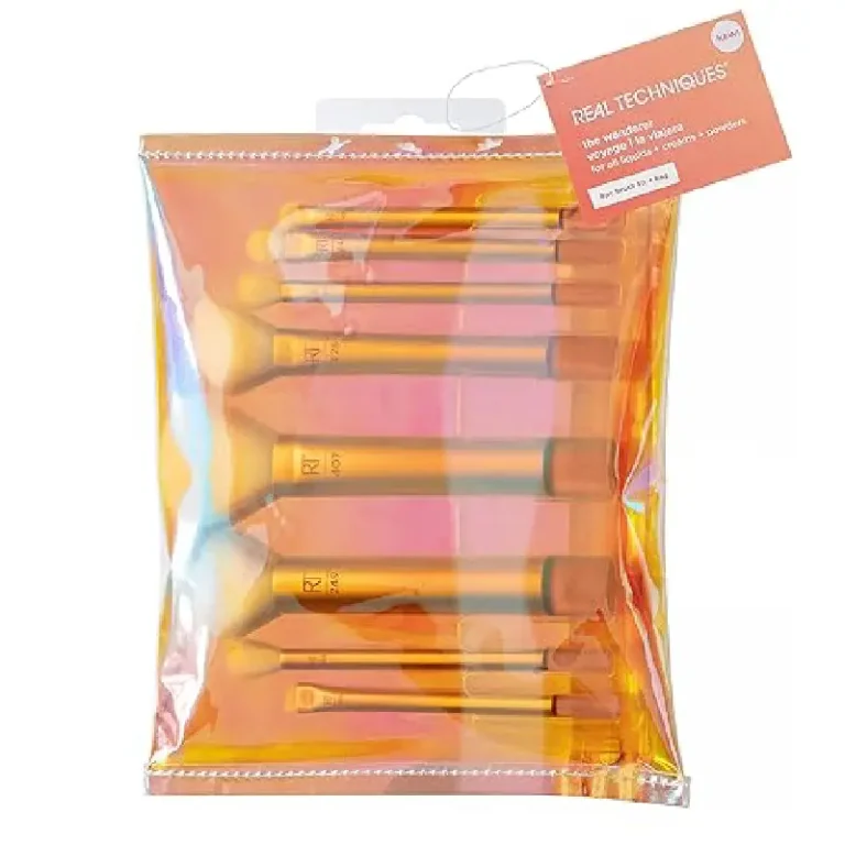 REAL TECHNIQUES BRUSH KIT WITH BAG