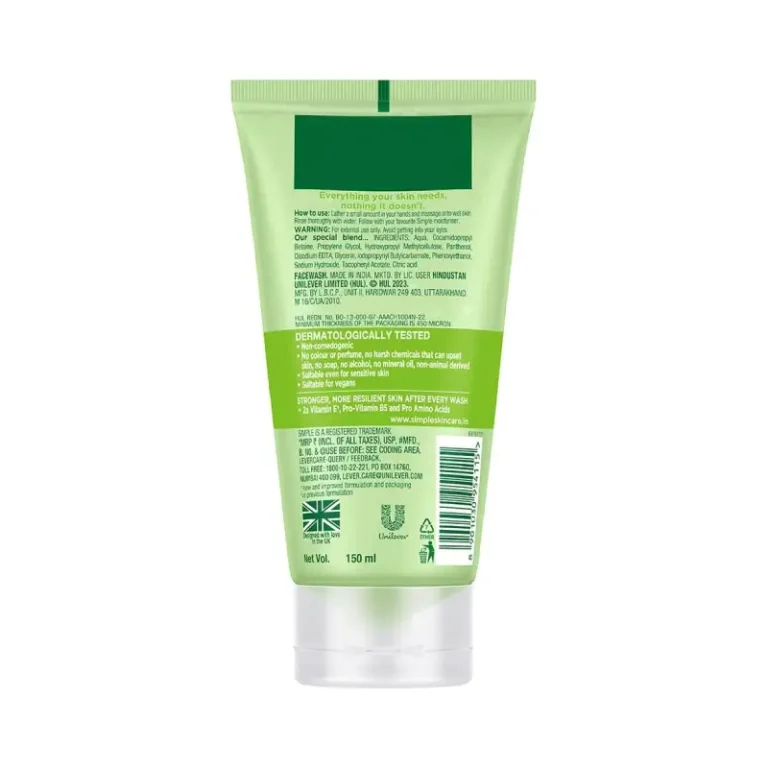 Simple Refreshing Facial Wash Gel 150ml